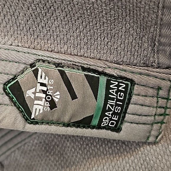 Elite Sports Kids Youth BJJ Jiu Jitsu Gi Uniform Top Size C0 - Picture 8 of 11